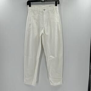 AYR Women's The Beat Barrel Leg Jeans - Tofu - 23 - New with tags